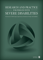 The stock cover of Research and Practice for Persons with Severe Disabilities (RPSD)