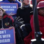 Save Medicaid rally participants in DC
