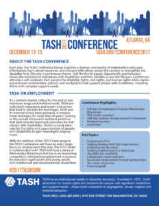 TASH Conference Flyer Image