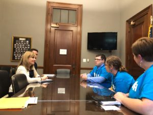 Meeting with Senator staffers