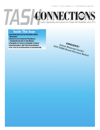 A thumbnail of the cover of September / October 2005 issue of Connections. It is mostly plain with a bright blue gradient running from the bottom to the title header.