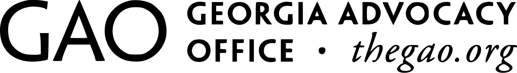 The logo for the Georgia Advocacy Office