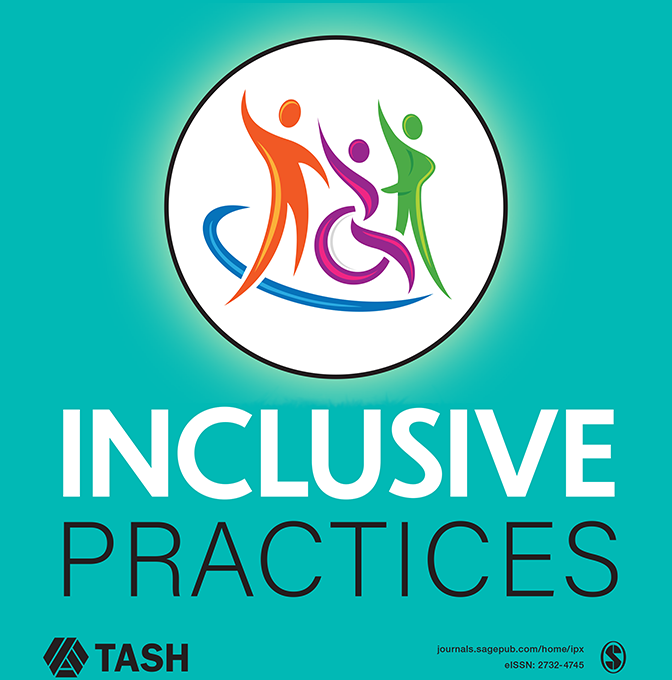 The Inclusive Practices logo: a stylized figure of three people, one in a wheelchair.