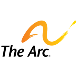 The logo for the Arc: an up then down swoop in an orange to yellow gradient.