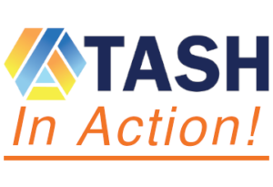 The TASH in Action logo