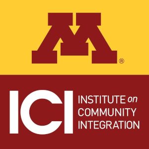 The logo for the Institute on Community Integration at the University of Minnesota