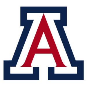 The University of Arizona logo: a red A inscribed inside a navy blue A.
