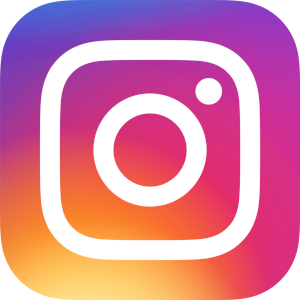 the violet to yellow gradient two circles inside a squircle, suggestive of a camera Instagram icon